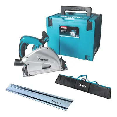 Makita SP6000J 110v Plunge Cut Circular Saw 165mm Cased + 1x1.5m BAP Rail + Bag