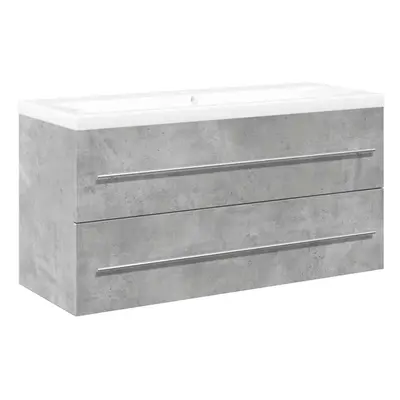 (concrete grey, x 38.5 x cm) vidaXL Bathroom Furniture Set Piece Sink Cabinet Cupboard Engineere