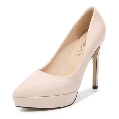 (pink, 36) Summer Fashion Pointed Catwalk Women&apos;s Shoes Shallow Mouth Stiletto Heel Office 