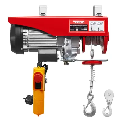 TEENO Electric Hoist 1200W,220V, Single and Double Suspension300KG/600KG,6 m/min |12 m/min