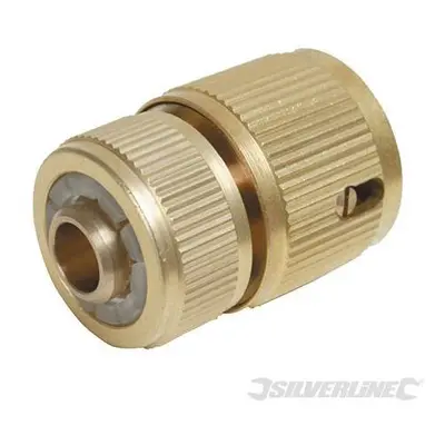 Silverline Quick Connector Auto Stop Brass 1/2" Female - stop brass quick connector auto silverl