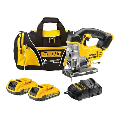 DeWalt DCS331D2 18v XR Cordless Jigsaw DCS331 + x 2.0ah, Charger + Bag