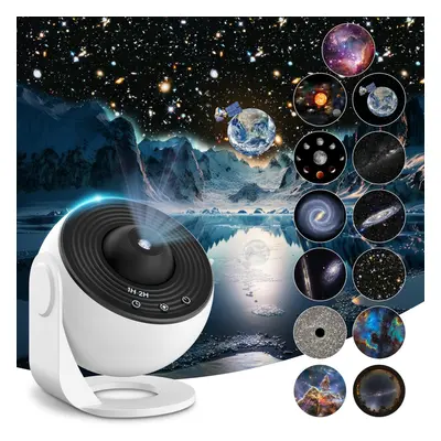 (S) in Planetarium Star Projector, Realistic Galaxy Light Projector with Planet Discs, Starry Sk