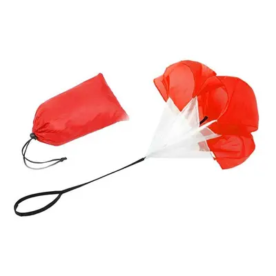 (Red) Speed Parachute Strength Training Exercise Tool Equipment Umbrella Soccer Football Outdoor