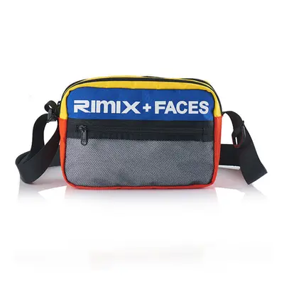 (Mixture Color) 550D Nylon Outdoor Travel Messenger Bag 3M Reflective Waterproof Crossbody Bag