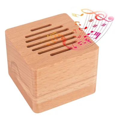 Wooden Music Box Minimalism cube Melody, Kimiwo Nosete