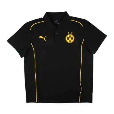 (S) Borussia Dortmund Casuals Polo Shirt (Black)