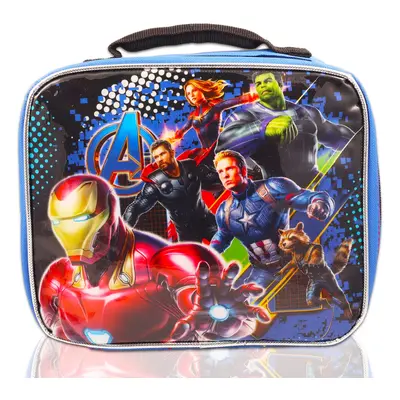 Marvel Avengers Soft Insulated Lunch Box (Blue/Black)