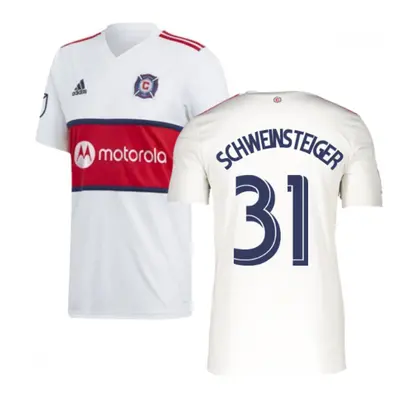 (XL) Chicago Fire Adidas Away Football Shirt (SCHWEINSTEIGER 31)