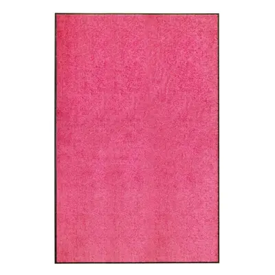 vidaXL Doormat Washable Pink Home Garden Barrier Entrance Rug for Front Door