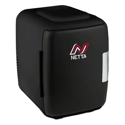 NETTA 5L Mini Fridge - For Bedroom, Skincare, Office - AC/DC - Black