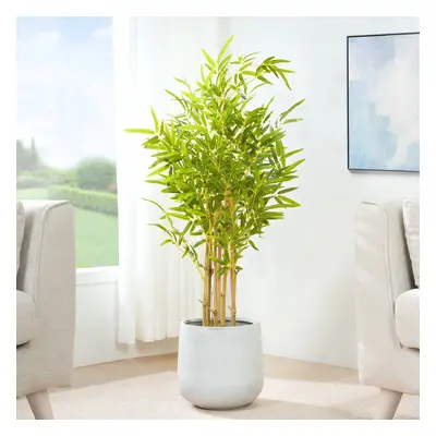 (110CM) Artificial Bamboo Tree with Plastic Planter & Moss