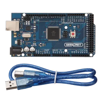 2Pcs MEGA R3 ATmega2560 MEGA2560 Development Board With USB Cable