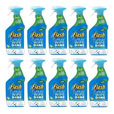 Flash Wipe Done Bathroom Cleaner Spray White Blossom,(10 x 800ml)