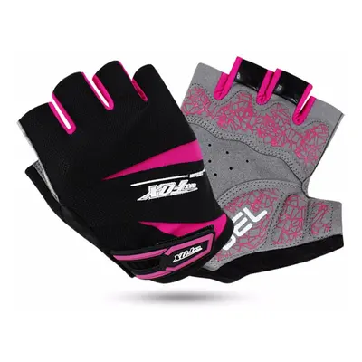 (Rose, M) Cycling Half Finger Gloves Ultra-breathable Anti-slip Shock-Absorbing Bike Gloves for 