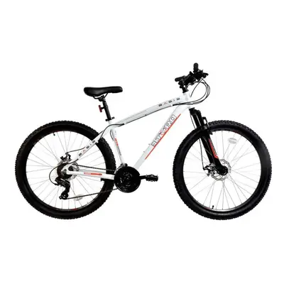 Basis El Toro Hardtail Mountain Bike, 27.5" Wheel, 18s - White/Red