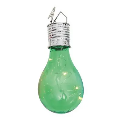 (Green) Hanging Solar LED Light Bulb Lamp Waterproof Solar Rotatable Outdoor Garden Camping Hang