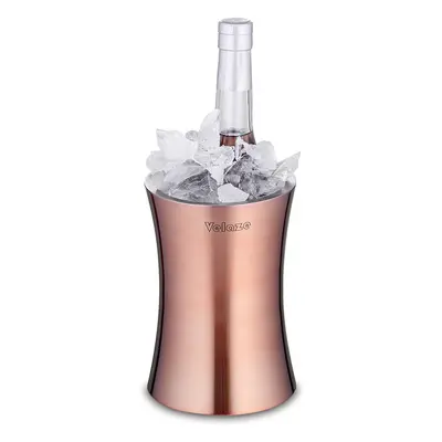 Velaze 1.5L Champagne Bucket, Rose Gold Double Wall Bar Ice Bucket, Stainless Steel Wine Cooler 