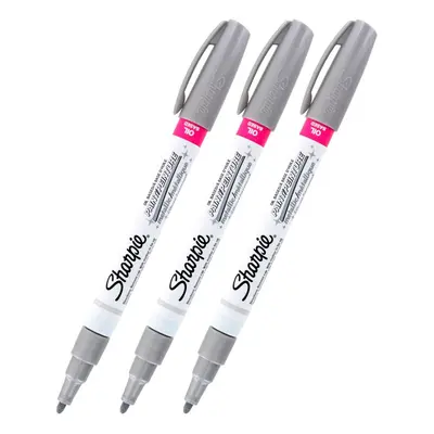 Sharpie Oil-Based Paint Marker Fine Point Pack of (Silver)