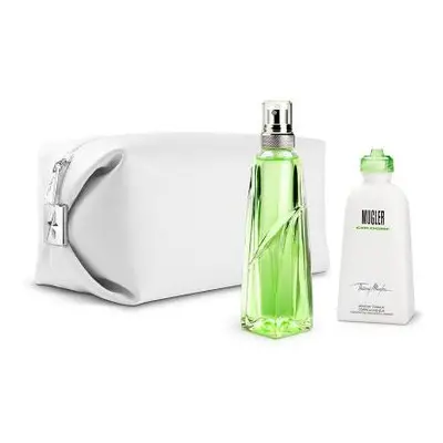 Thierry Mugler Cologne Pcs Set Men: 3.4 Edt Sp + 4.4 Bath And Shower Gel + Toiletry Case