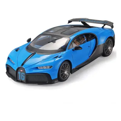 (blue, 1/18-Size:26.8*11.7*6.7cm) 1/18 Scale Bugatti Chiron Pur Sport Agile Blu Top Speed True S