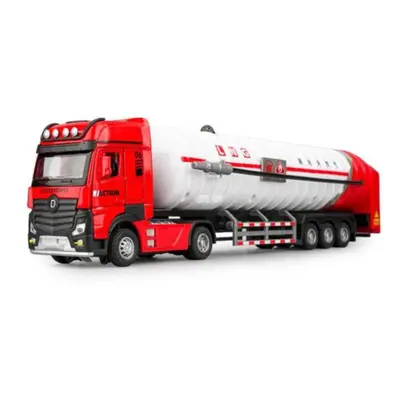 (red) Transport Tanker Truck Toy Friction Powered Hands-on Interaction Pretend Play Highly Simul