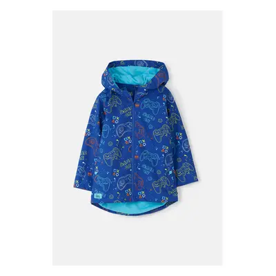 (7-8 Yrs, Gaming Print) Ethan Kids Waterproof Jacket