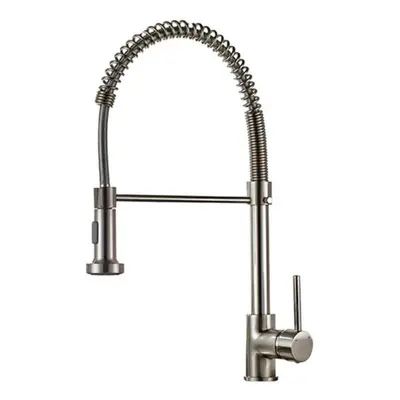 (silver) 360swivel Spout Kitchen Sink Mixer Taps With Pull Out Bidet Spray Tap Chrome