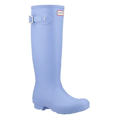 (Blue, (Adults')) Hunter Original Tall Rubber Women's Sea Blue Wellington Boots