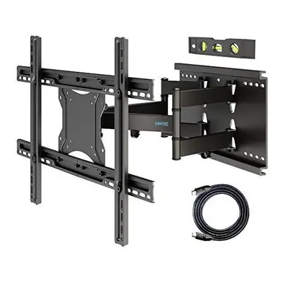 BONTEC TV Wall Bracket for inch LED LCD Flat & Curved Screen, Swivel Tilt TV Wall Mount Full Mot