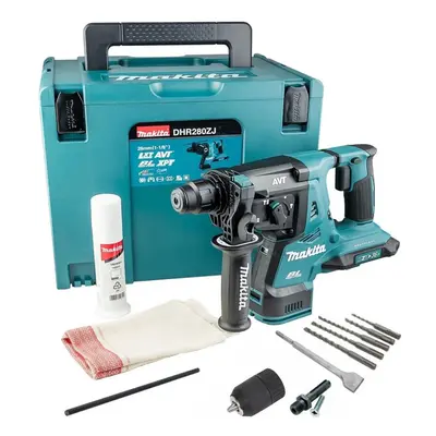 Makita DHR280ZJ 36v 2x 18v LXT Twin SDS Brushless Hammer Drill AVT + Makpac Case