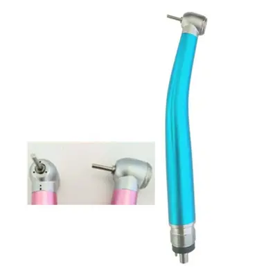 (Green color hole) Dental High Speed Hnadpiece Push Button Standard Head 2/4 Holes Air Turbine S