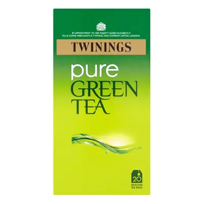 Twinings Pure Green Tea Enveloped Tea Bags - 12x20