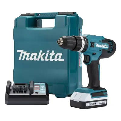 Makita 18v Lithium ion Cordless Combi Hammer Drill with 1x2.0 Batteries HP488DWA