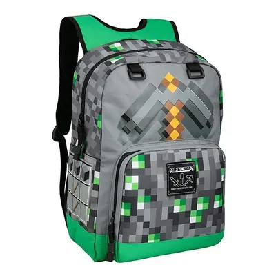 (Style2) Minecraft Tile Backpack School Bags Laptop Bag Travel Casual Boys Backpack