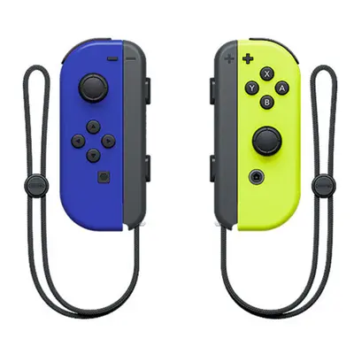 (Blue Yellow) Switch Joy Pad Wireless Controller Joystick Gamepad for Nintendo Switch