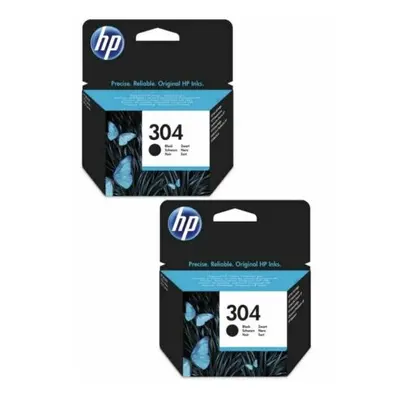 (2 x HP304 Black) HP Black/Colour Ink Cartridges For DeskJet HP 2632, 2622 2632 2634, 3730 3733 