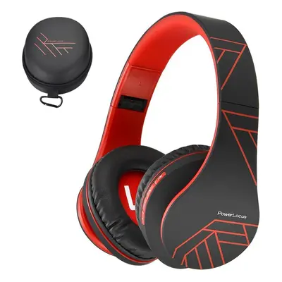 PowerLocus Bluetooth Over-Ear Headphones, Wireless Stereo Foldable Headphones Wireless and Wired