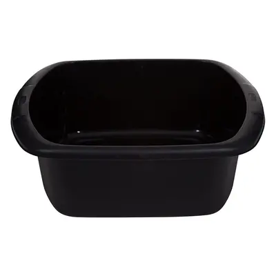 Whitefurze Rectangular Bowl, Plastic, Black, Large