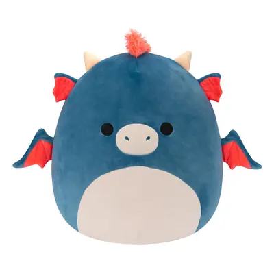 Squishmallows Original 14-Inch Carin Blue Dragon with Orange Mane - Large Ultrasoft Official Jaz