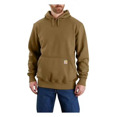 Carhartt Men's Rain Defender Loose Fit Heavyweight Sweatshirt Oak Brown