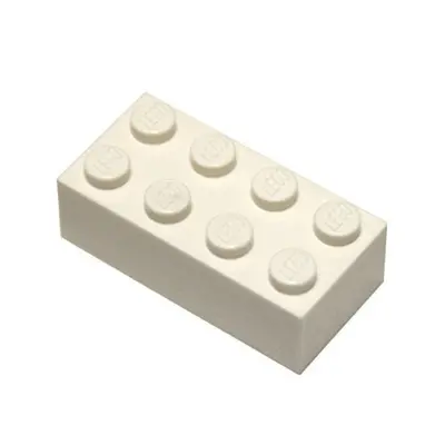 LEGO Parts and Pieces: White 2x4 Brick x50