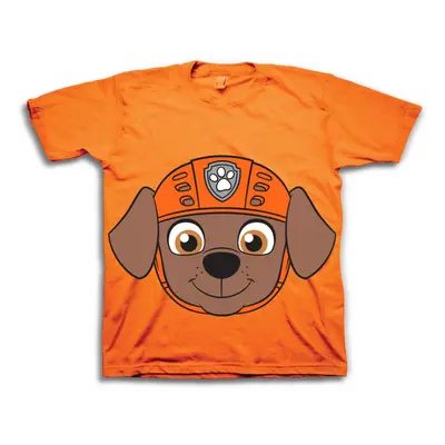 Paw Patrol Kid's Zuma Big Face Tee Shirt Orange 2T