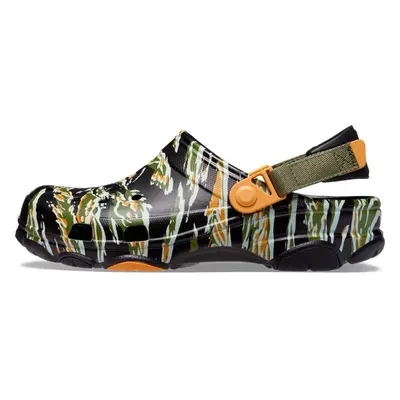 Crocs Unisex Classic All Terrain Camo Clogs Black/Multi Numeric_8 US