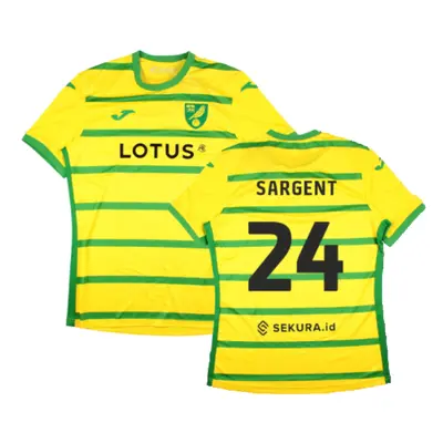 (L) Norwich City Home Shirt (Sargent 24)