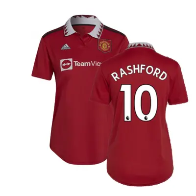 (L) Man Utd Home Shirt (Ladies) (RASHFORD 10)