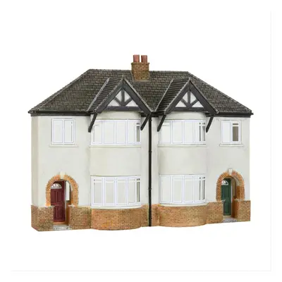 Scenecraft Low Relief 30s Semi Detached Houses (Pre-Built)