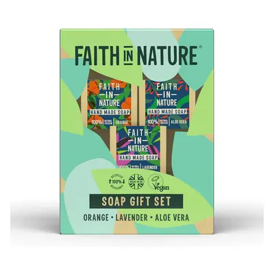 Faith In Nature Soap Box 3x100g 1set