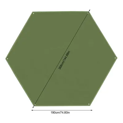 (Large people) Outdoor Waterproof Camping Tarp Multifunctional Picnic Beach Mat Tent Footprint T