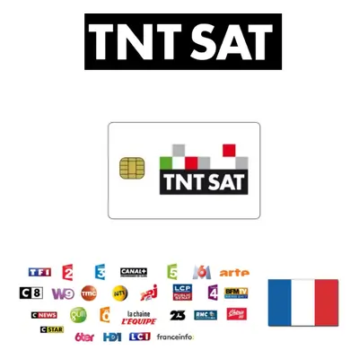 TNTSAT HD Genuine Years V6 Viewing Card French TV in UK